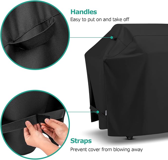 SunPatio Grill Cover 50 Inch, Outdoor Heavy Duty Waterproof Barbecue Gas Cover - Image 6