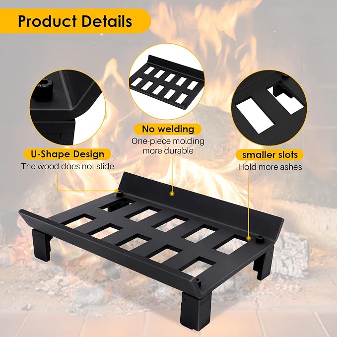 STBoo Fireplace Grate 13inch - Image 5