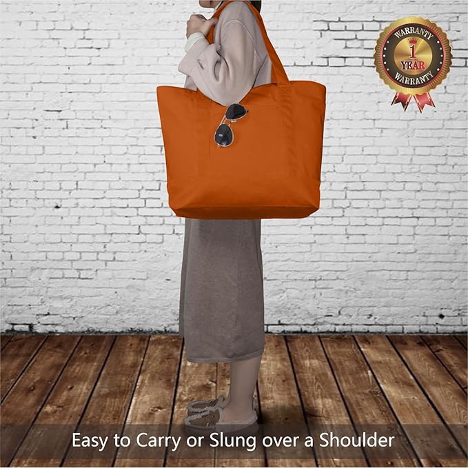 TOPDesign 1-Pack Canvas Tote Bags - Image 2