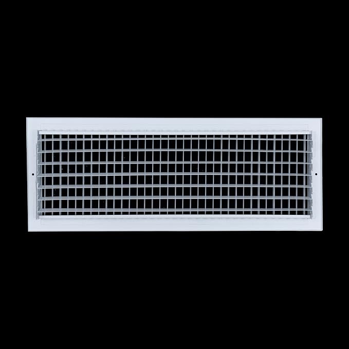 Fits 24x8 Duct Opening Steel Adjustable Air Supply Grille by Handua | Register - Image 5