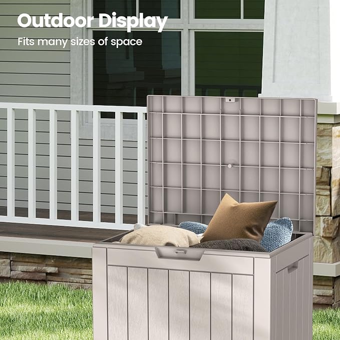 Zapdos Outdoor Storage Box, 31 Gallon Deck Box Indoor and Outdoor Use, - Image 7