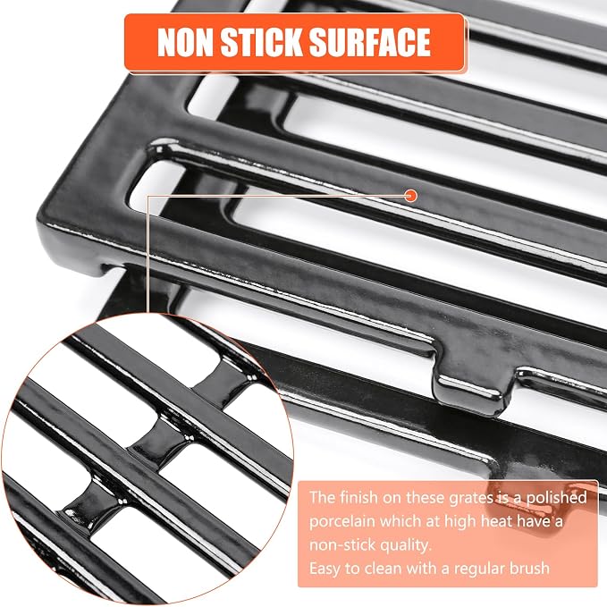 QuliMetal 19.5" Grill Grates for Weber Genesis 300 Series, Genesis E310 - Image 4