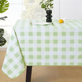 MOSAYT Rectangle Vinyl Tablecloth, 100% Waterproof Buffalo Gingham Plastic by MOSAYT