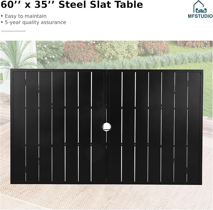 MFSTUDIO Outdoor Patio Dining Table - Image 7