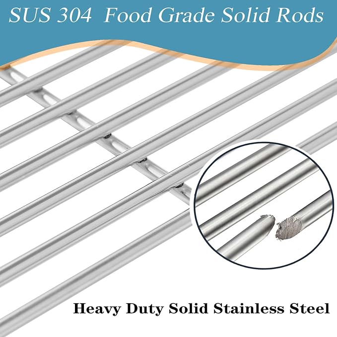 146.16197211 16 1/5” Stainless Steel Grates - Image 8