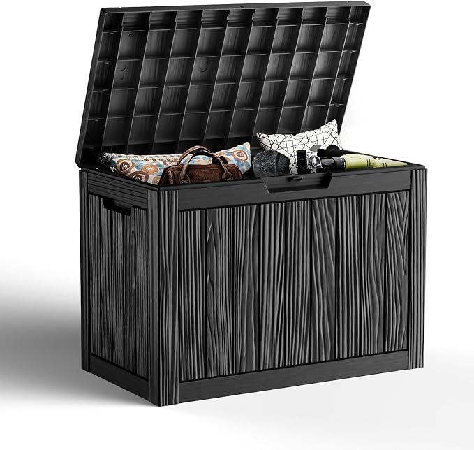 45 Gallon Outdoor Storage Box – Resin Deck Box by ATMELT
