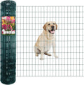 Green PVC Coated Welded Wire Fence 48 Inch x 50 Foot, 2 Inch x 4 Inch 14GA by FOREHOGARGARDEN%EF%BC%86HOME