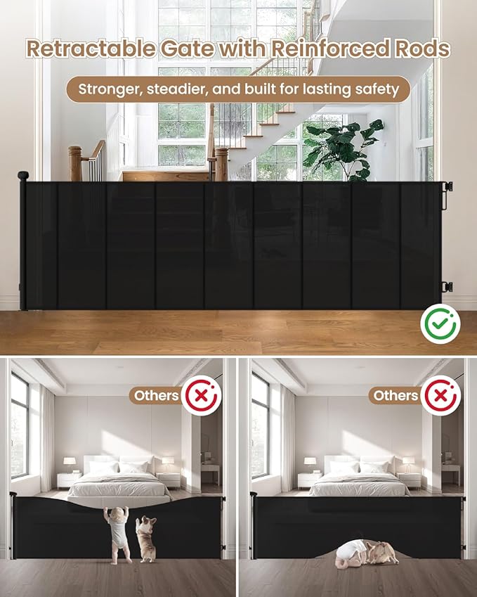 Reinforced Retractable Baby Gate - Image 4