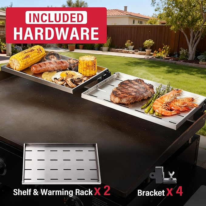 Utheer 2-Pack Griddle Warming Rack - Image 5