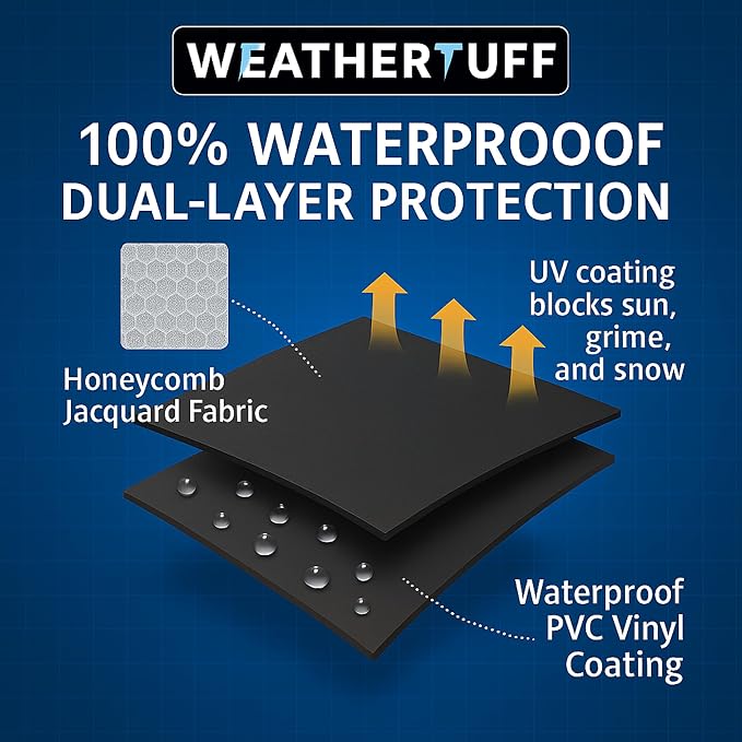 All Season Universal Heavy Duty Kettle Grill Cover, Hi-Tech Premium Quality | - Image 3