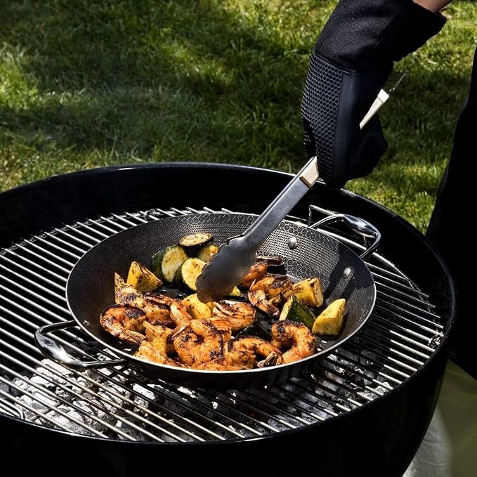 HexClad Hybrid Nonstick BBQ Grill Pan, Dishwasher-Friendly, BBQ and Oven-Safe - Image 8