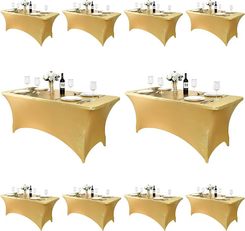 10-Pack 6ft Spandex Table Covers by Unknown