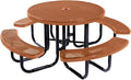 COATEDOUTDOORFURNITURE Heavy-Duty Portable Outdoor Picnic Table by CoatedOutdoorFurniture