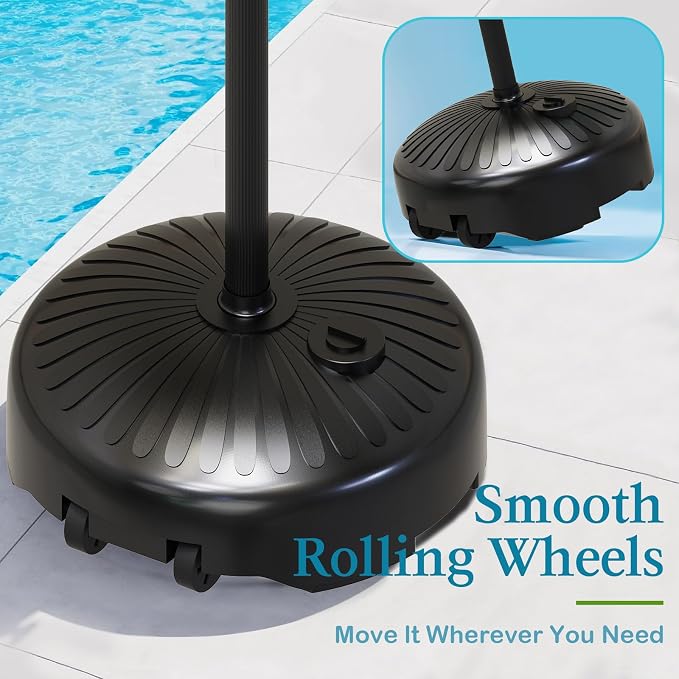 Sturdy & Solar-Powered Pool Towel Rack Outdoor - Image 4