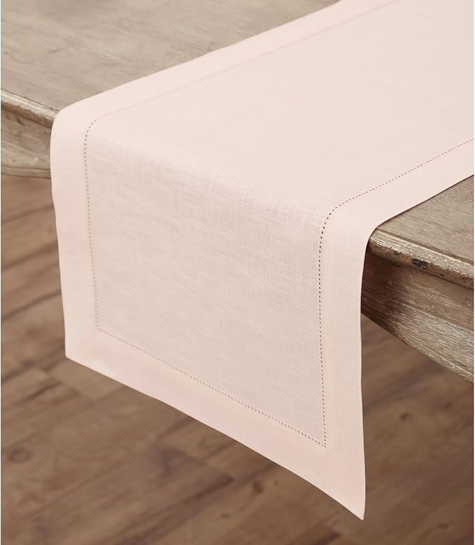 Solino Home Linen Pink Table Runner 48 Inches - Image 3