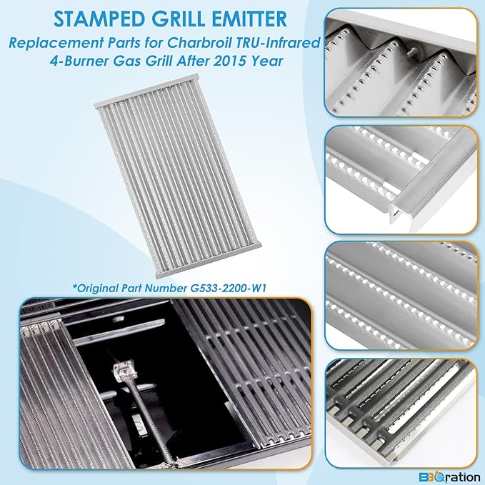 G533-2200-W1 17" Grill Emitter Replacement Parts - Image 3