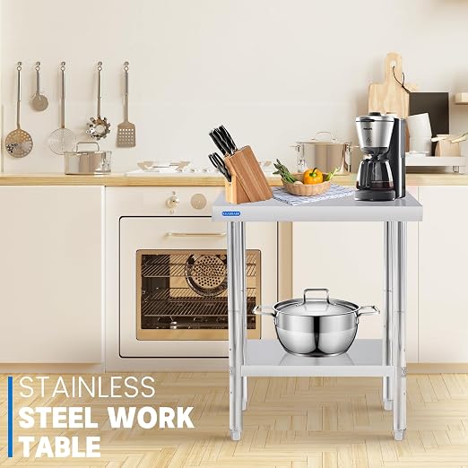 Stainless Steel Table for Prep & Work - Image 7