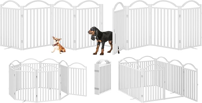 BHG Metal No-Assembly Freestanding Dog Gate - Image 5