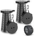 NUMANU 2PK 2025 Upgraded Collapsible Stool, Max 620lbs, Retractable Foldable by NUMANU