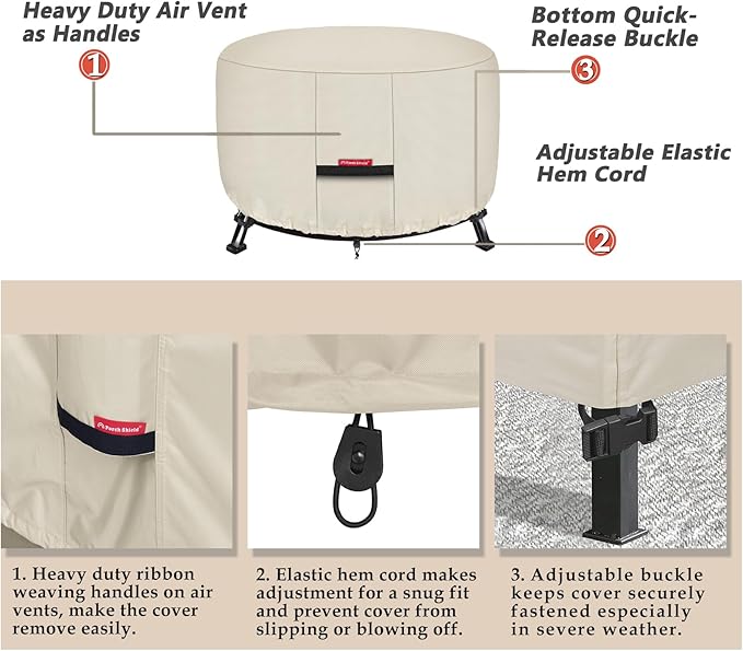 Porch Shield Fire Pit Cover - Image 4