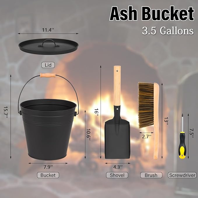 FEED GARDEN 3.5 Gallon Ash Bucket - Image 2