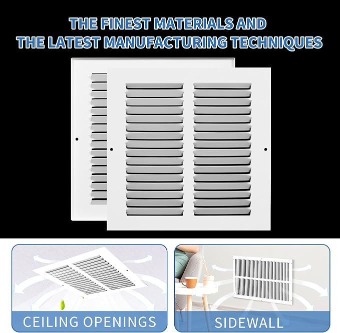 8x8 Vent Cover, Air Return Vent Cover, AC Vent Cover, Cold Air Return Vent Cover - Image 6