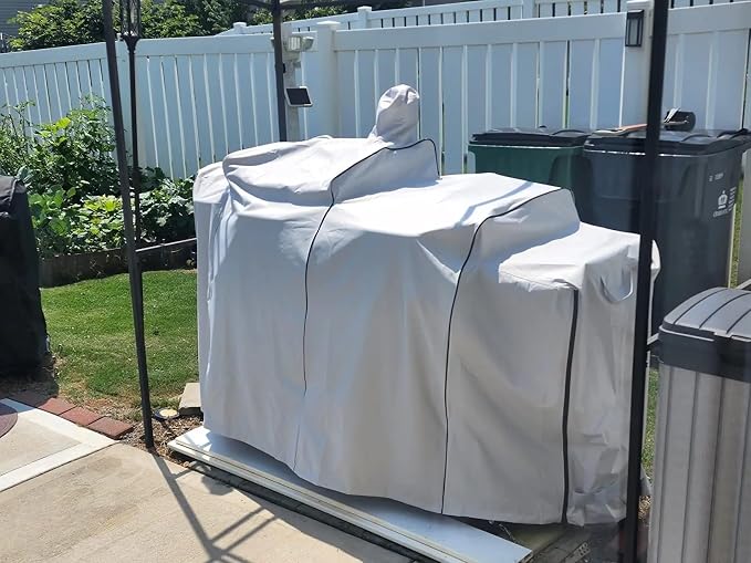 ZJYWSCH Grill Cover for Pit Boss Platinum KC Combo PB1285KC Wood Pellet and Gas - Image 9