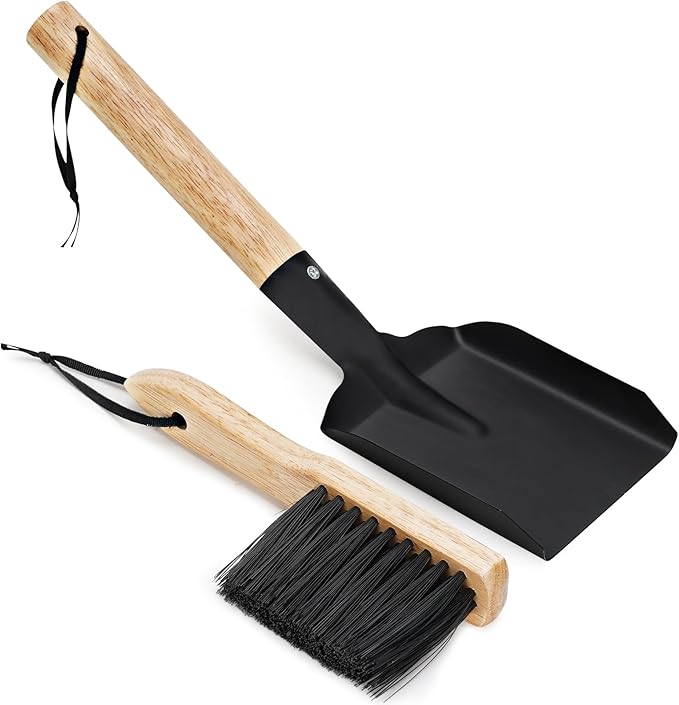 Ash Shovel & Hearth Brush Set by MyFirePlaceDirect