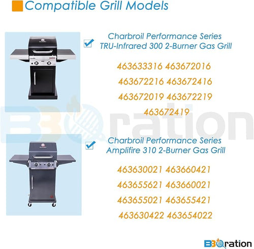 17" Grill Grate for Charbroil Performance TRU-Infrared/Amplifire 2 Burner - Image 2
