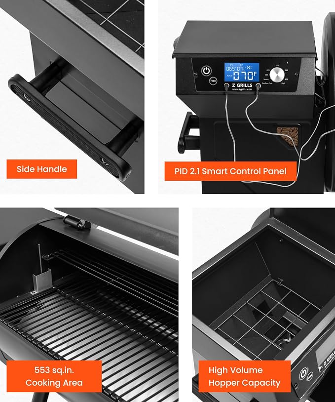 Z GRILLS ZPG-550B2 Wood Pellet Grill & Smoker - Image 5