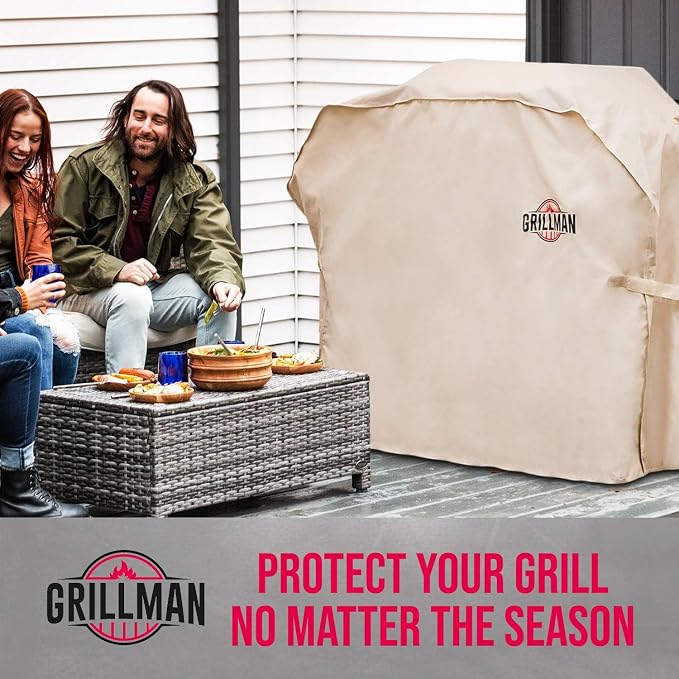 Grill Cover by Grillman, 64 Inch, BBQ Outdoor Grill Covers, Charcoal & Gas - Image 6