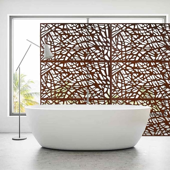 Outdoor Decorative Metal Privacy Screen Panel, Steel Partition - Image 4