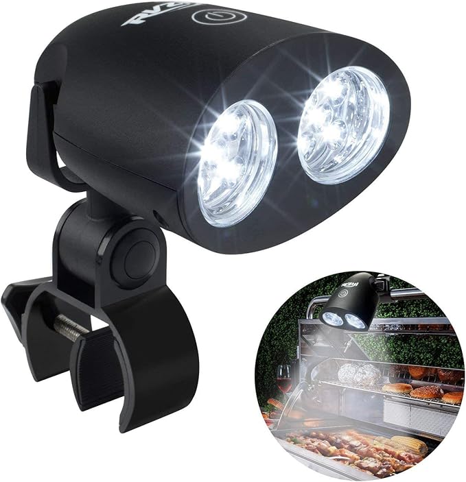 Grill Light BBQ Accessories: Upgraded 10 LEDs Bright Outdoor Grill Light by RVZHI