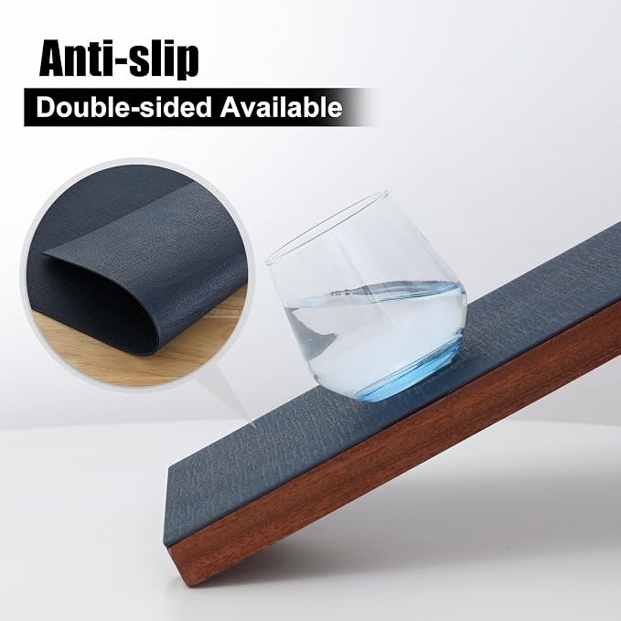 Homaxy Faux Leather Heat Resistant Placemats - Image 3