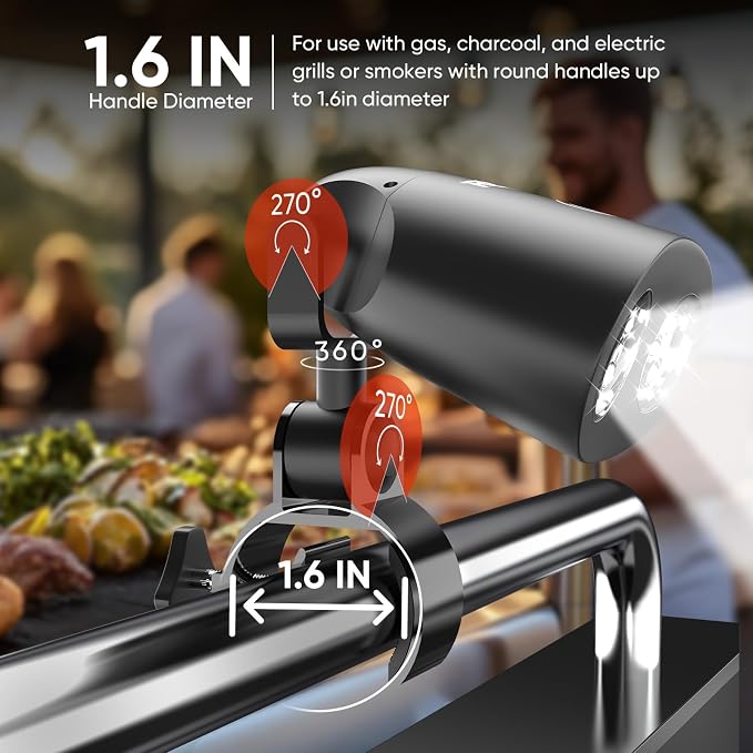 Grill Light BBQ Accessories: Upgraded 10 LEDs Bright Outdoor Grill Light - Image 6