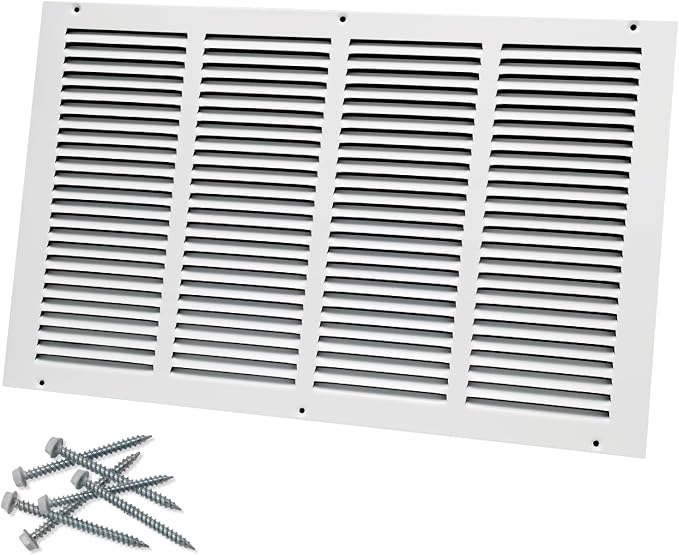 20"W x 12"H Steel Return Air Grille, Air Return Vent Cover by Howeall