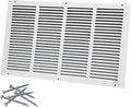 20"W x 12"H Steel Return Air Grille, Air Return Vent Cover by Howeall