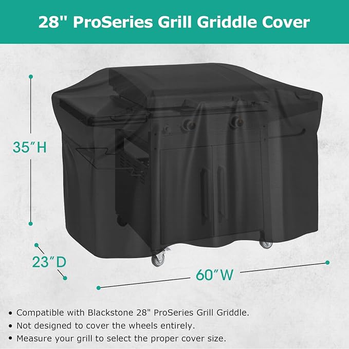 SunPatio Griddle Cover for Blackstone 28" Pro Series Griddle, Outdoor - Image 2