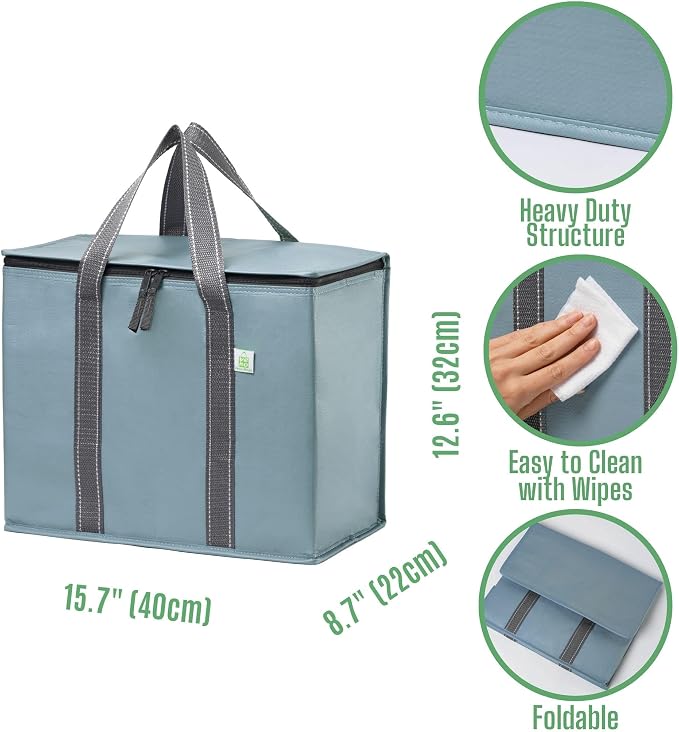 VENO 2 Pack Cooler Bag and Insulated Grocery Bags - Image 4