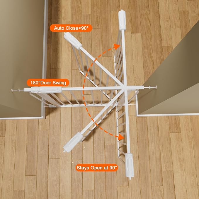 HOOEN Extra Wide Baby Gates 67-71.5 Inch Child Safety Gates - Image 4