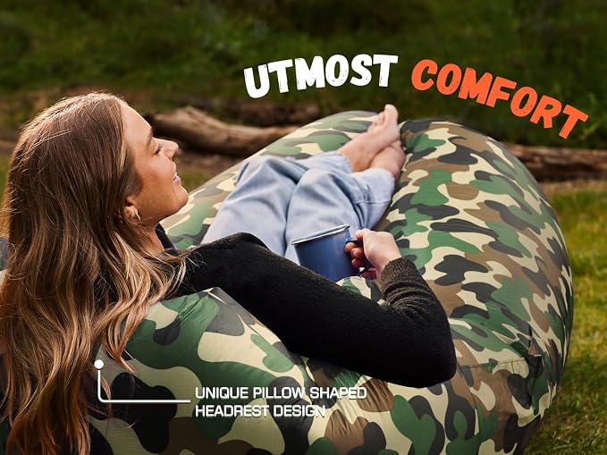 WEKAPO Inflatable Sun Lounger, Air Sofa, Waterproof and Leak-Proof, Picnics and - Image 6