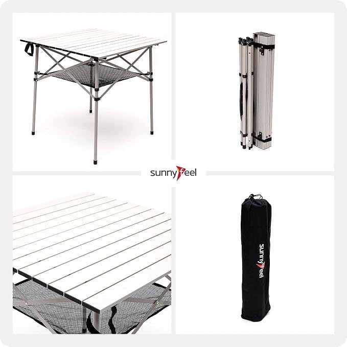 SUNNYFEEL Outdoor Folding Table | Lightweight Compact Aluminum Camping Table - Image 7