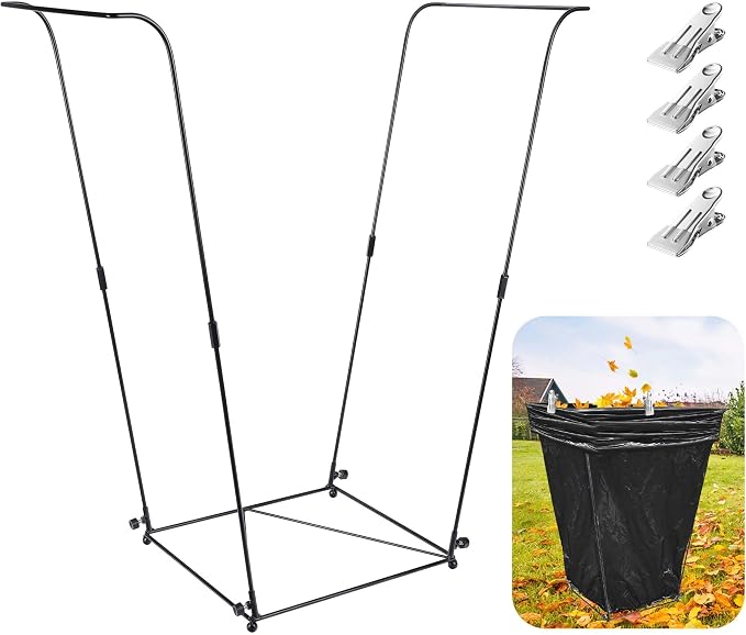 1pc Metal Trash Bag Holder by LFUTARI