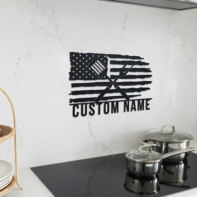 Personalized BBQ Sign With Led Lights - Image 3