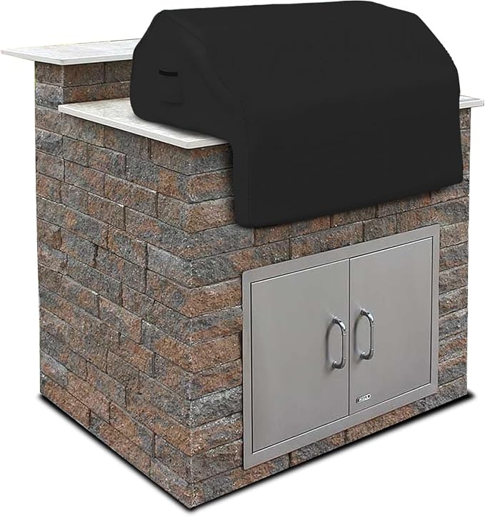 Covers & all Built-in Outdoor Grill Cover, Durable 12 Oz Waterproof Cover Max by CoversAll