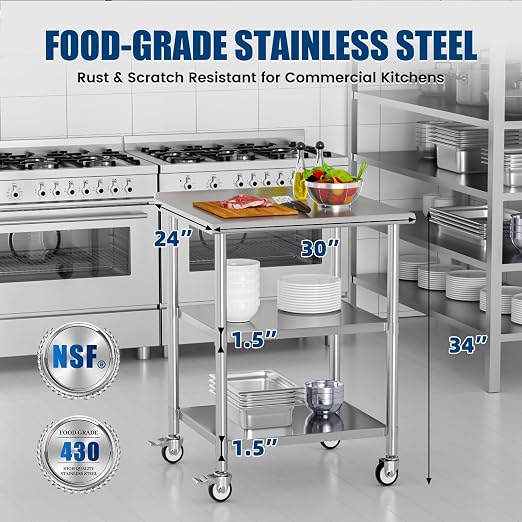 Stainless Steel Work Table - Image 5