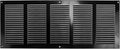 Repa Market Air Vent Cover 20x8 Inch Black Galvanized Steel Louvered Grill Cover by RepaMarket