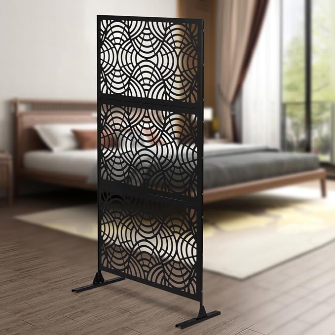 75" H×35" W Decorative Outdoor Privacy Screen - Image 3