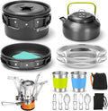 Odoland 16pcs Camping Cookware Set by Odoland