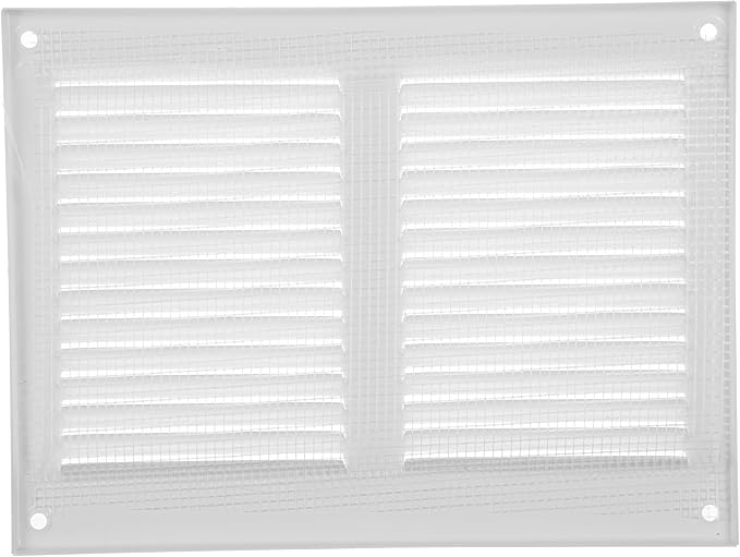 Repa Market 8x6 Inch Air Vent Cover/White Galvanized Steel Louvered Grill Cover - Image 6